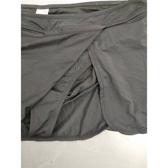 Liz Claiborne Swim Skirt Built In Black Medium - Picture 3 of 6